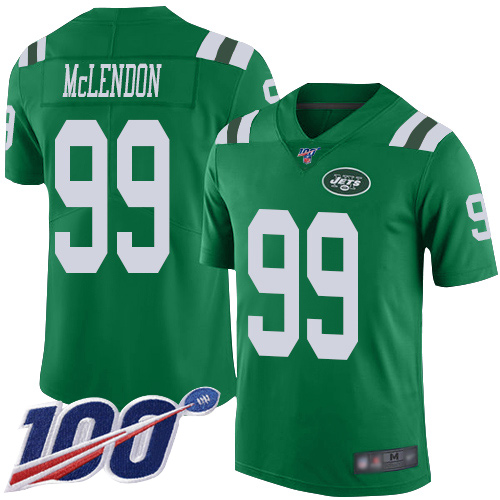 New York Jets Limited Green Men Steve McLendon Jersey NFL Football #99 100th Season Rush Vapor Untouchable->women nfl jersey->Women Jersey